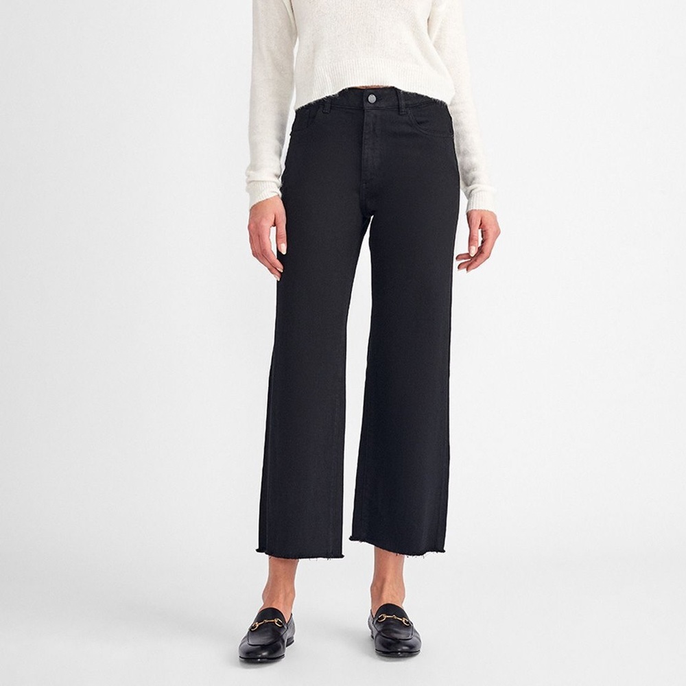 DL1961 Hepburn High Rise Wide Leg Jean - 28